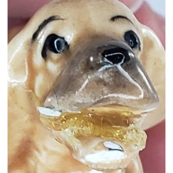 Hagen Renaker Cocker Spaniel Dog Figurine Missing Newspaper Figurine *Repaired* - Picture 7 of 10
